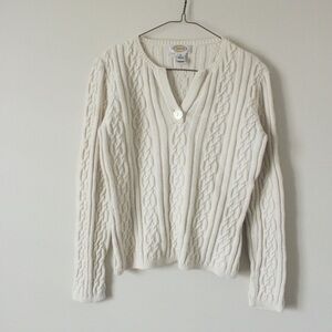 Y2K Talbots Cableknit Sweater